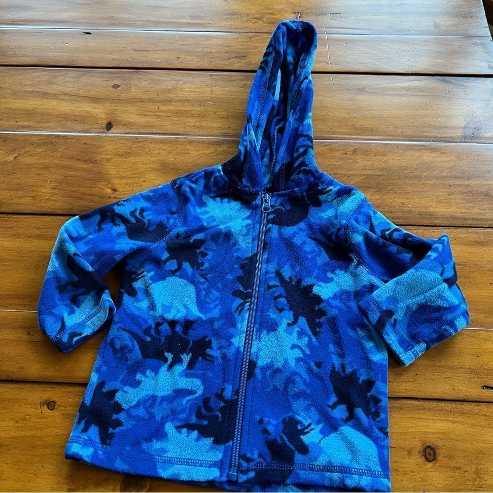 🍭6/$30 okie dokie fleece dinosaur full zip hoodie pullover for toddler boy 18 m